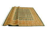 Wali Conny Green/Orange Rug, 8'0" x 10'2"