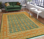 Wali Conny Green/Orange Rug, 8'0" x 10'2"