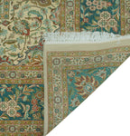 Wali Eduardo Grey/Green Rug, 9'2" x 12'1"