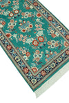 Wali Emerie Turquoise/Navy Runner, 2'6" x 17'10"