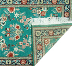 Wali Emerie Turquoise/Navy Runner, 2'6" x 17'10"