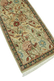 Wali Naveed Beige/Black Runner, 2'5" x 8'1"