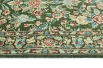 Wali Hrychlea Green/Beige Runner, 2'5" x 9'9"