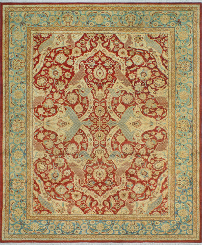 Versailles Cihangir Red/Blue Rug, 8'0" x 10'3"