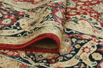 Wali Dalili Red/Navy Rug, 7'10" x 10'4"