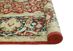 Wali Dalili Red/Navy Rug, 7'10" x 10'4"