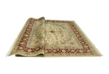 Wali Darryl Lt. Gold/Burgundy Rug, 9'0" x 12'5"