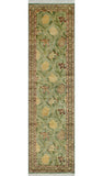 Wali Eliza Lt. Green/Grey Runner, 2'8" x 10'0"