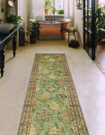 Wali Eliza Lt. Green/Grey Runner, 2'8" x 10'0"