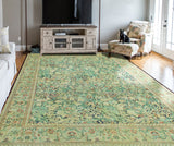 Wali Damilia Navy/Beige Rug, 8'11" x 12'3"