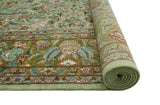 Wali Egemen Lt. Green/Green Rug, 9'2" x 12'8"