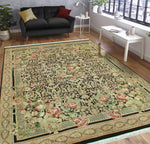 Wali Dantina Black/Lt. Brown Rug, 7'10" x 10'4"