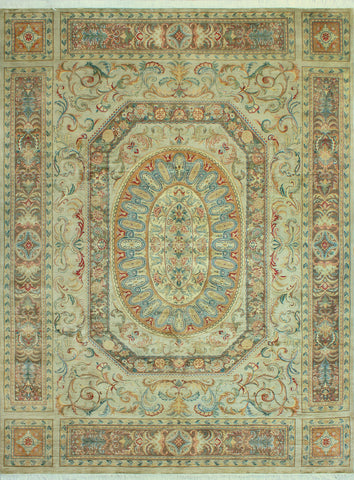 Wali deren Grey/Lt. Brown Rug, 9'1" x 12'3"