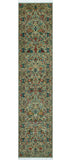 Wali Eliu Grey/Ivory Runner, 2'6" x 11'11"