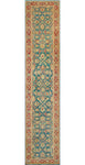 Wali Eliseo Lt. Blue/Burgundy Runner, 3'0" x 14'4"