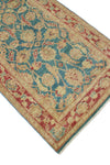 Wali Eliseo Lt. Blue/Burgundy Runner, 3'0" x 14'4"