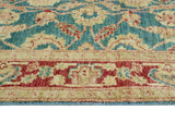 Wali Eliseo Lt. Blue/Burgundy Runner, 3'0" x 14'4"