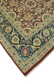 Versailles Dhamar Burgundy/Navy Rug, 8'10" x 11'8"