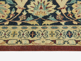 Versailles Dhamar Burgundy/Navy Rug, 8'10" x 11'8"