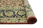 Versailles Dhamar Burgundy/Navy Rug, 8'10" x 11'8"