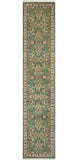 Wali Emil Lt. Green/Ivory Runner, 2'8" x 13'11"