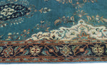 Wali Basira Blue-Grey/Navy Runner, 2'6" x 10'0"