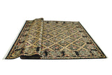 Wali Ehteram Black/Gold Rug, 9'2" x 11'10"