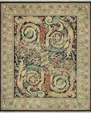 Wali Edmund Black/Beige Rug, 9'3" x 10'10"