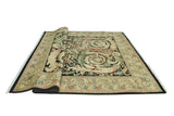 Wali Edmund Black/Beige Rug, 9'3" x 10'10"