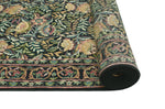 Wali Elliott Black/Green Runner, 2'7" x 10'1"