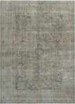 Semi Antique Vickie Lt. Brown/Grey Rug, 6'6" x 9'2"