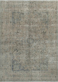 Semi Antique Vickie Lt. Brown/Grey Rug, 6'6" x 9'2"
