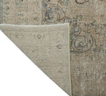 Semi Antique Vickie Lt. Brown/Grey Rug, 6'6" x 9'2"