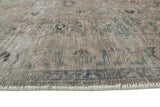 Semi Antique Vickie Lt. Brown/Grey Rug, 6'6" x 9'2"