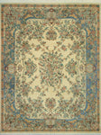 Wali Delmer Ivory/Grey Rug, 9'0" x 12'1"