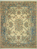 Wali Delmer Ivory/Grey Rug, 9'0" x 12'1"