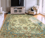 Wali Delmer Ivory/Grey Rug, 9'0" x 12'1"