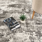 Cozy Andrew Gray/Ivory Rug
