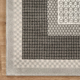 Cozy Whitney Gray/Ivory Rug