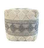 Ally Beaded Pouf