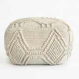 Ivy Floor Wool Pouf