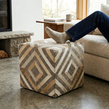 Zig Zag Hide Ottoman