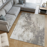 Machine Washable Liam Grey/Beige Rug