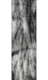 Machine Washable Felix Grey/Black Rug