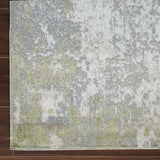 Machine Washable Bridget Green/Ivory Rug