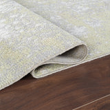 Machine Washable Bridget Green/Ivory Rug