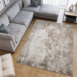 Machine Washable Bridget Beige/Brown Rug