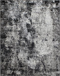 Machine Washable Bridget Grey/Black Rug