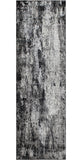 Machine Washable Bridget Grey/Black Rug