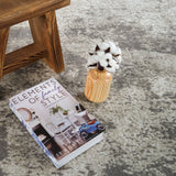 Machine Washable Bridget Grey/Beige Rug